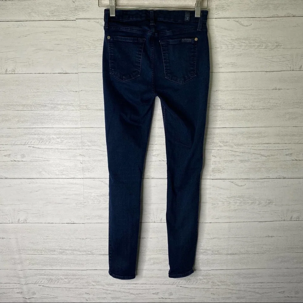 7 for all mankind mid rise skinny ankle jeans - Picture 6 of 6